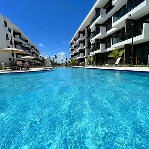 Flat Em Muro Alto Com Piscina, Ar-condicionado E Cozinha Equipada Pôrto das Galinhas